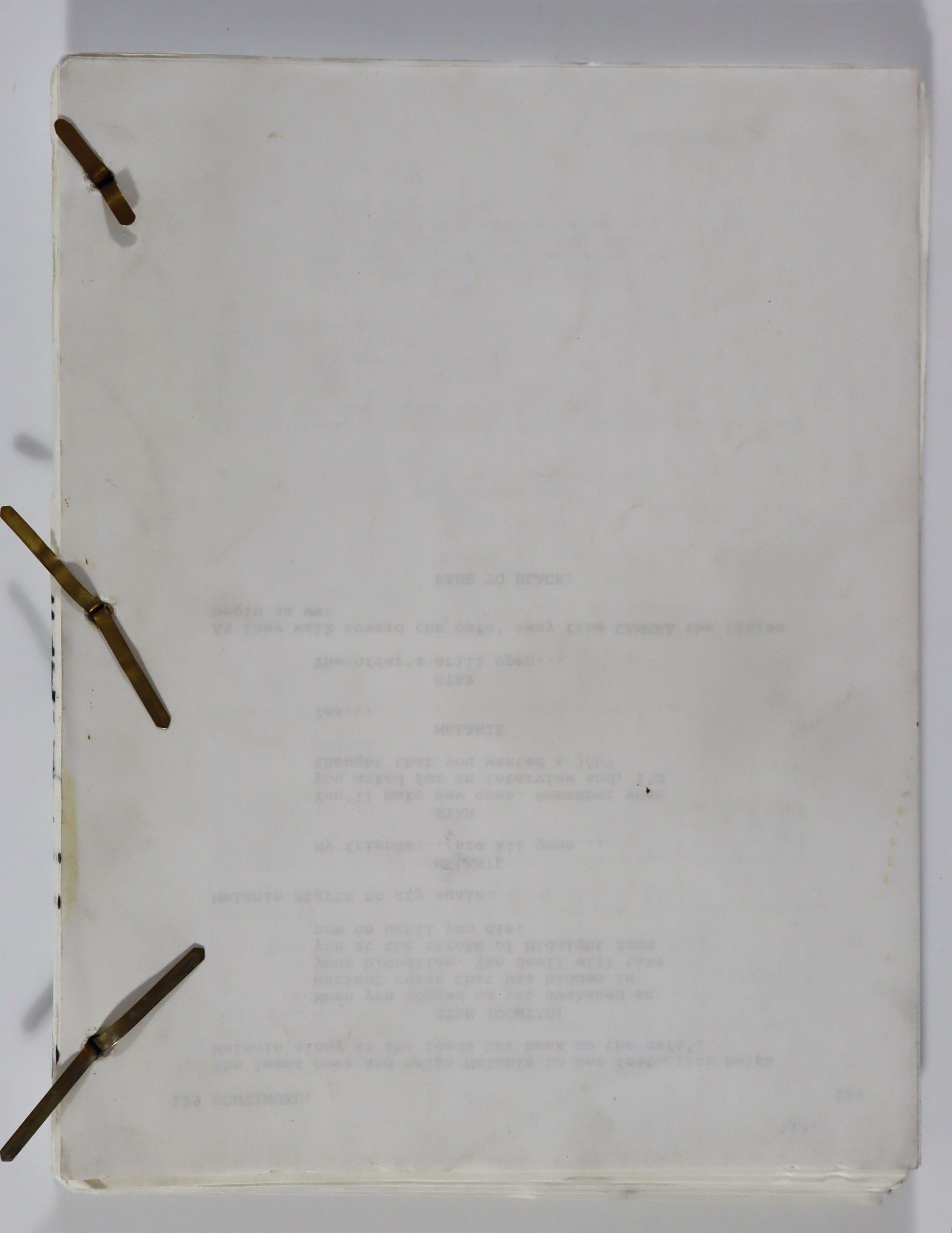 John Buechler Devil's Playground Script