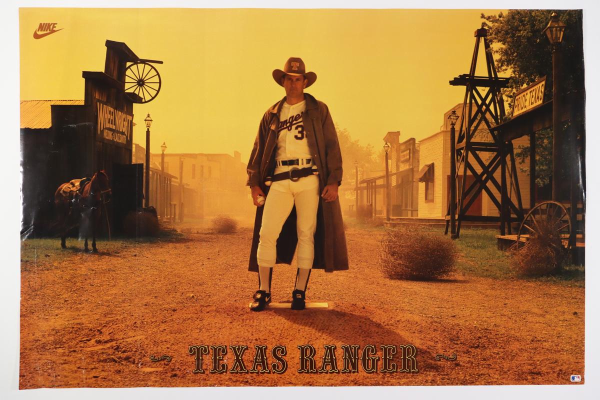 Rare! Nike Nolan Ryan/Rangers Poster