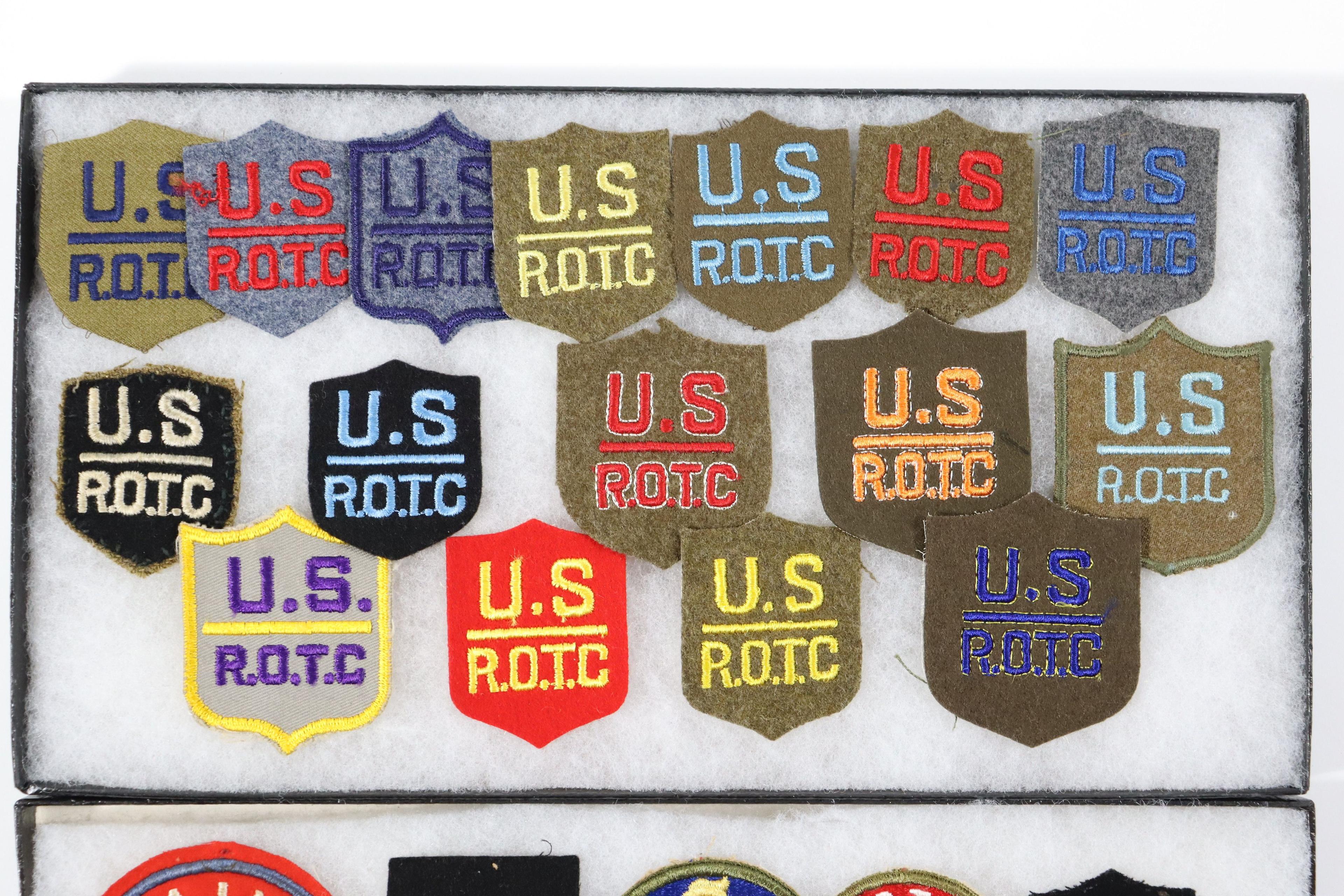 Rare Collection of US Military ROTC Patches