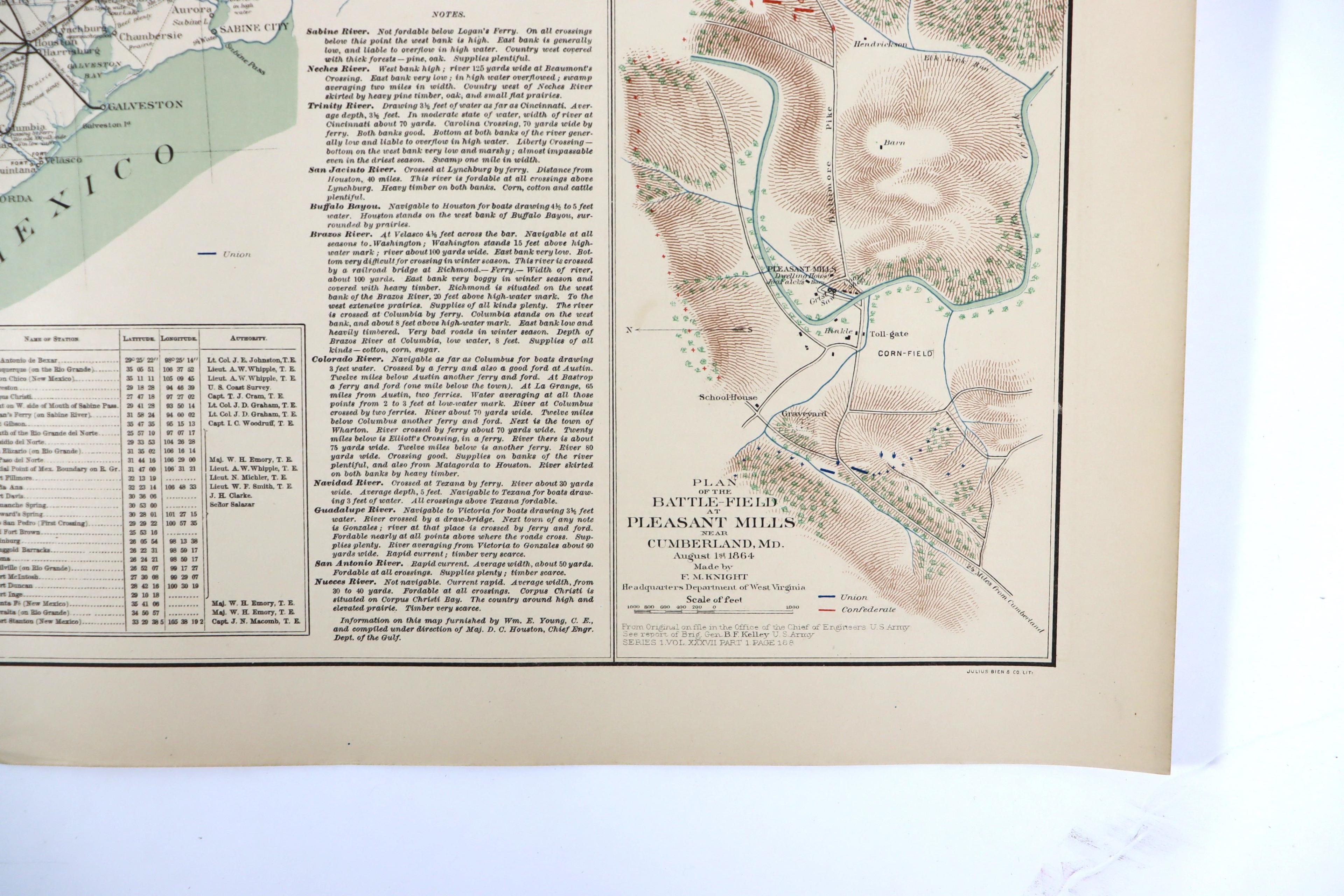 Texas/New Creek 1895 Map Plate #54