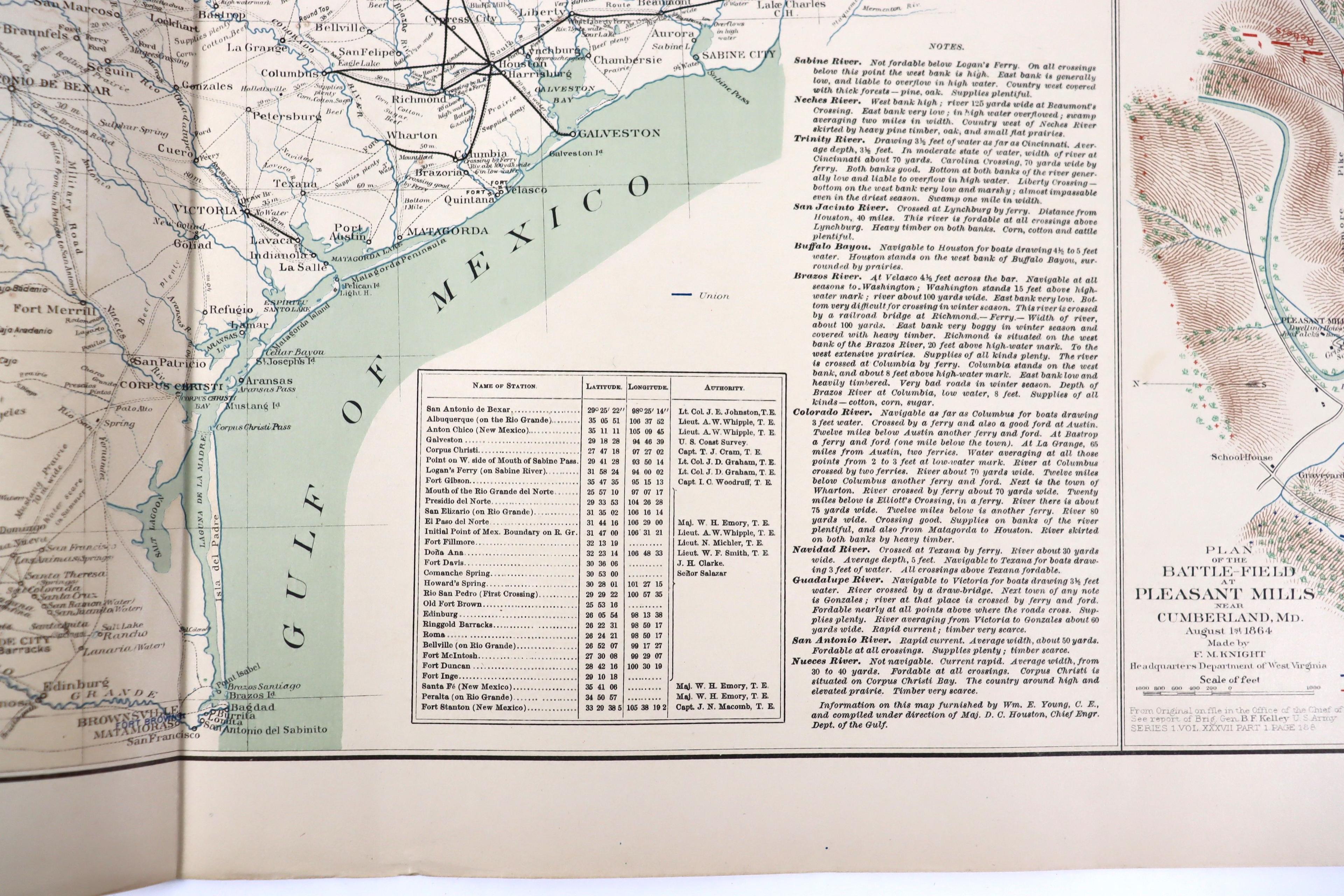 Texas/New Creek 1895 Map Plate #54