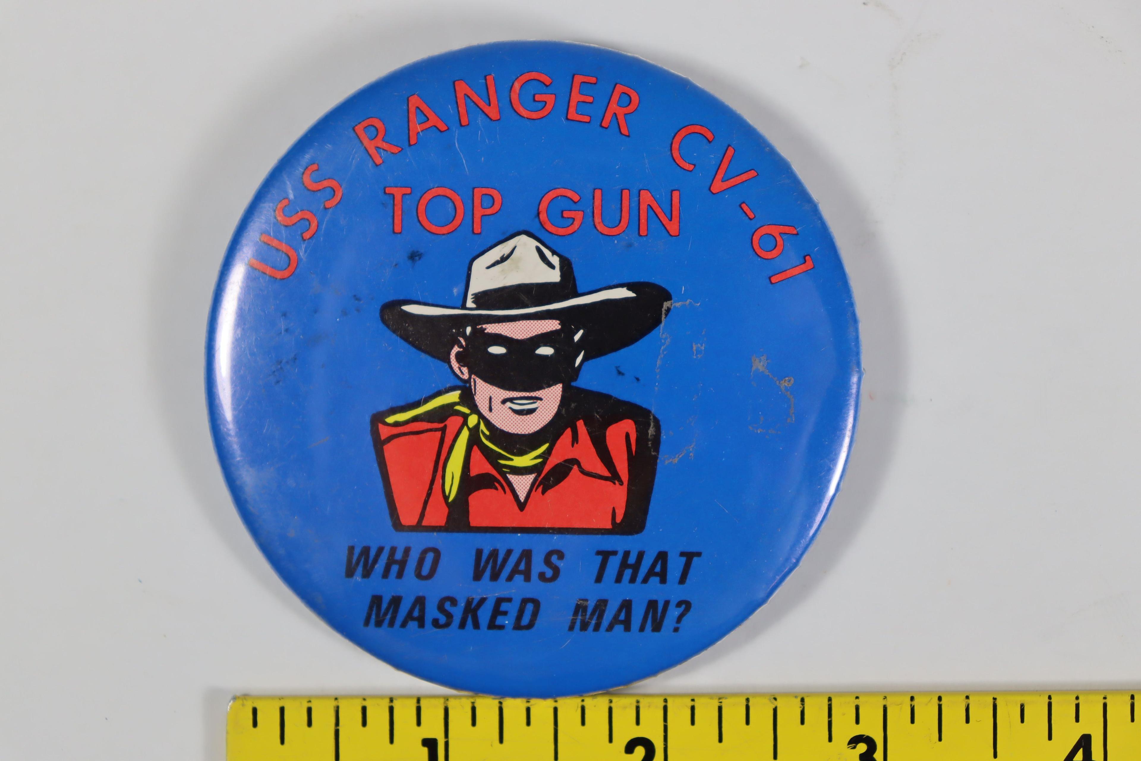 USS Ranger Top Gun 'Lone Ranger' Pin