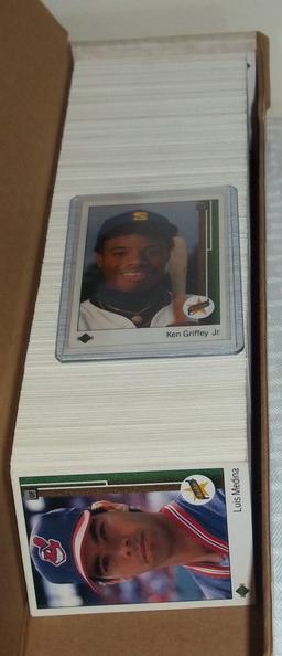 1989 Upper Deck Baseball Complete Card Set w/ #1 Ken Griffey Jr Rookie Card RC Mariners HOF