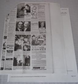 Vintage Original 1940s Babe Ruth Type 1 Photo Very Rare Newspaper Use Proof Yankees HOF 8x10 B/W