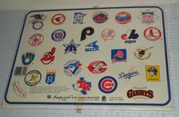 Vintage Sticker Collector's Set American League MLB Baseball Rare Complete Unused