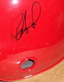 Ryan Howard Autographed Mini Reading Phillies Minor League Baseball Helmet JSA COA Rookie Signature