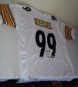 Brett Kiesel Fear Da Beard Signed Autographed Steelers NFL Football Jersey Total Sports COA