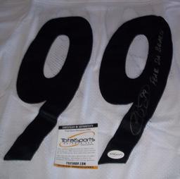 Brett Kiesel Fear Da Beard Signed Autographed Steelers NFL Football Jersey Total Sports COA