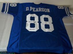Drew Pearson Autographed Signed NFL Football Cowboys Jersey JSA Custom ROH Ring Of Honor Inscription
