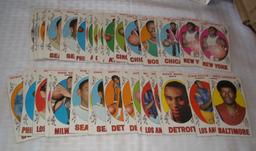 56 Vintage 1969-70 Topps NBA Basketball Card Lot Stars Unseld RC Baylor Reed & More