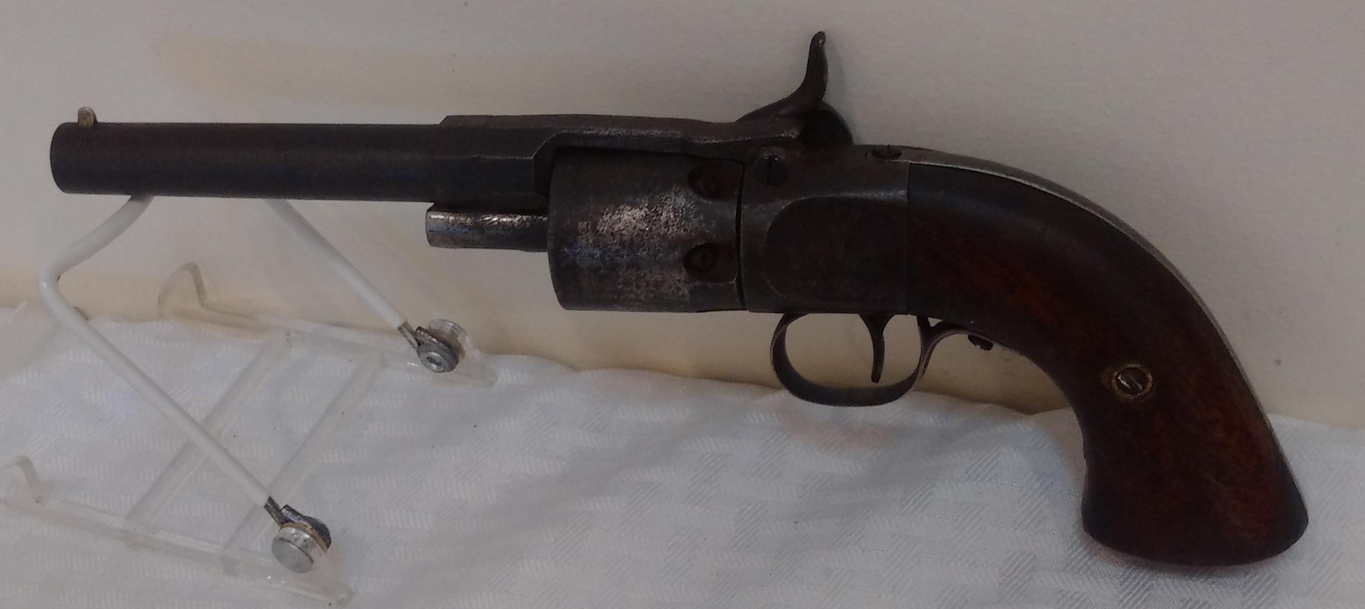 Antique 1850 Wesson & Leavitt Dragoon Black Powder Percussion Revolver Pistol Gun Six Shot .31 Cal