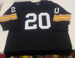 Rocky Bleier Autographed Signed Custom Stitched NFL Football Jersey Steelers JSA COA XL Inscription