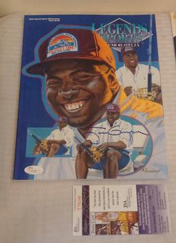 Tony Gwynn Autographed Signed Legends Baseball Magazine JSA COA Padres HOF