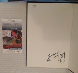 Bernie Parent Autographed Signed NHL Hockey Book Journey Through Risk And Fear JSA COA Flyers