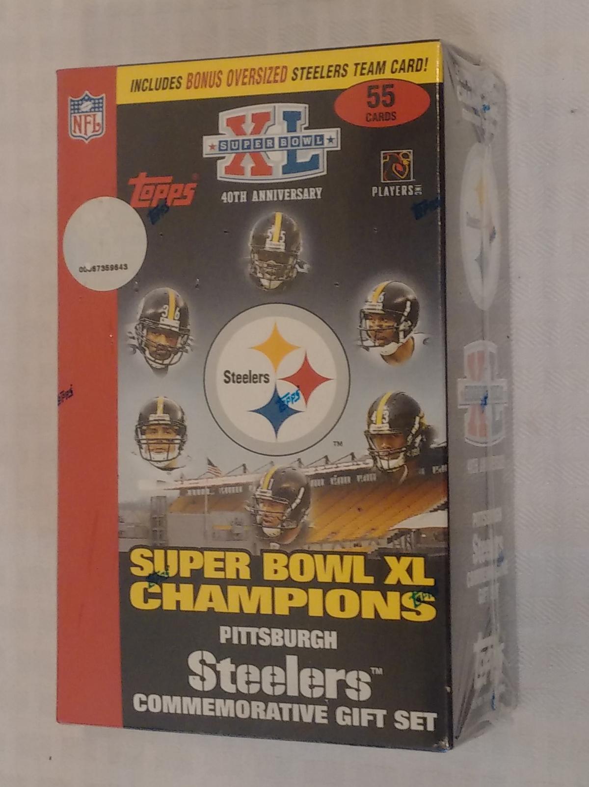 Steelers Super Bowl XL Special Card Set Factory Sealed NFL Topps Champions