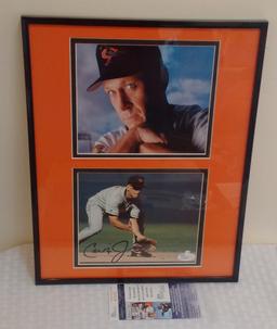 Cal Ripken Jr Autographed Signed Framed Matted Photo Orioles MLB Baseball JSA COA HOF