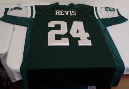 NFL Reebok Football Jersey NY Jets Darrelle Revis On Field Stitched Size 54