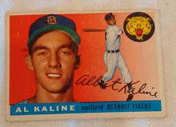 Vintage 1955 Topps Baseball Card #4 Al Kaline Tigers HOF