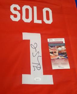 Hope Solo Autographed Signed Custom United States Soccer Jersey USWNT JSA COA Goalie XL