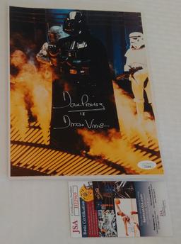 Dave Prowse Autographed Signed 8x10 Photo Star Wars Darth Vader JSA COA