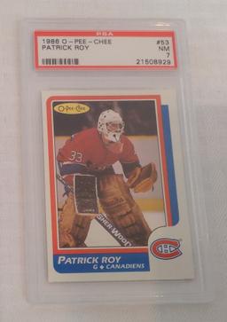 Vintage 1986-87 OPC O Pee Chee NHL Hockey Card Complete Set #1-264 NRMT Patrick Roy PSA 7 Lemieux