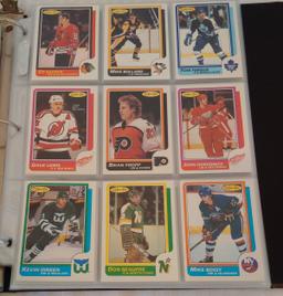 Vintage 1986-87 OPC O Pee Chee NHL Hockey Card Complete Set #1-264 NRMT Patrick Roy PSA 7 Lemieux