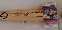 Brooks Robinson Autographed Signed Baseball Bat Orioles HOF Inscription JSA COA Rawlings Full Size