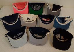 10 Vintage 1990s Snapback Buckle Hat Cap Lot MLB Baseball NY Yankees Never Worn #1 Apparel Eds West