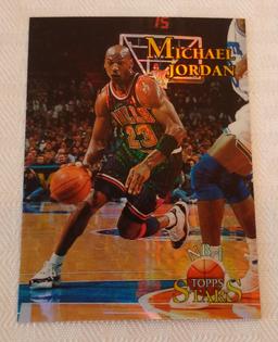 Complete Refractor Set Break 1996 Topps Stars NBA Basketball Card #124 Michael Jordan Bulls HOF