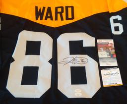 Hines Ward Autographed Signed Custom Stitched Jersey NFL Football Steelers JSA COA HOF XL