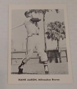 Vintage 1950s 1950s All Star Picture Pack Photo Card 5x7 Hank Aaron Braves HOF