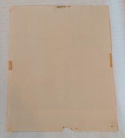 Rare Vintage 1963 Mickey Mantle Premium Sheet Trimmed Yankees HOF Allied Tri Fold Sheet MLB