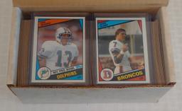 Vintage 1984 Topps NFL Football Complete Card Set Elway Marino Rookies RC Pack Fresh Nice