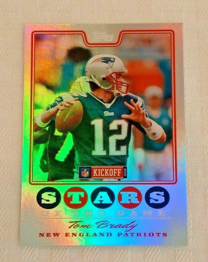 2008 Topps Kickoff NFL Football Insert Card Refractor Patriots Tom Brady Bucs Foil