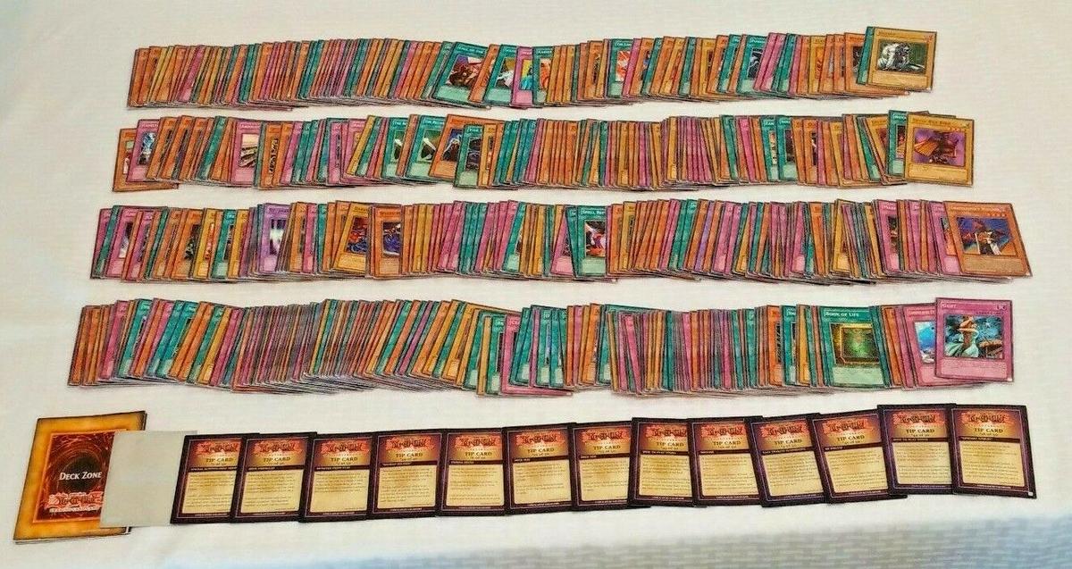 550+ Yu-Gi-Oh Card Lot 1st Edition 1996 Tip Card Foil Holo Kazuki Takahashi CCG Game Non Sport