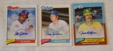 3 Topps Super 70s Auto Signed 2020 Insert Card Lot MLB Rollie Fingers Don Sutton Al Oliver