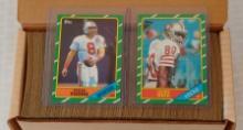 1986 Topps NFL Football Card Complete Set Jerry Rice Steve Young RC Rookies Stars HOFers Nice