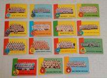15 Diff Vintage 1963 Topps MLB Baseball Team Card Lot Nice Conditions Angels Braves Mets Dodgers