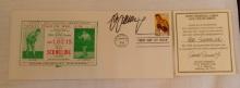Max Schmeling Autographed Signed Catchet Envelope Boxer Boxing 1993 First Day Issue COA