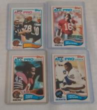 1982 Topps NFL Football Card Lot Lawrence Taylor Ronnie Lott Anthony Munoz RC HOF Montana Pack Fresh