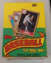 1987 Topps MLB Baseball Card Wax Box 36 Factory Sealed Packs Stars Rookies HOFers