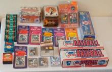 Baseball Card Set Lot Factory Sealed Sets Rookies Teams MOC 1989 Misc Packs Tin Minor Leagues