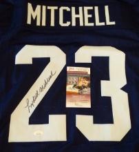 Lydell Mitchell Autographed Signed Custom Stitched Penn State Football Jersey XL JSA COA