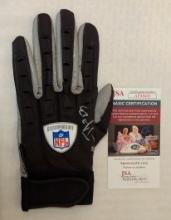 Marcus Trufant Autographed Signed NFL Football Equipment Glove Patriots JSA COA