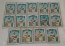 14 Vintage 1972 Topps MLB Card Bulk Dealer Lot #100 Frank Robinson Orioles HOF Baseball