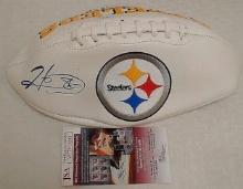 Hines Ward Autographed Signed NFL Logo Football Pittsburgh Steelers JSA COA WR This Will Inflate