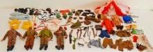 Vintage 1960s GI Joe Action Figure Doll Flocked Lot Accessories Helmet Boots Parachute Original