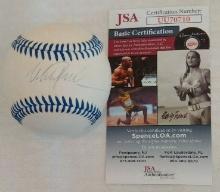 Wild Thing Mitch Williams Signed Autographed Baden Leather Baseball JSA COA Phillies Blue Laces Ball