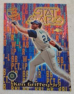 2000 Topps Chrome MLB Insert Card Refractor Baseball Stat Stars Own Game Ken Griffey Jr Mariners HOF