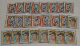 24 Vintage 1972 Topps MLB Card Bulk Dealer Lot #313 Luis Aparicio #314 Sox IA Base HOF Sox ST